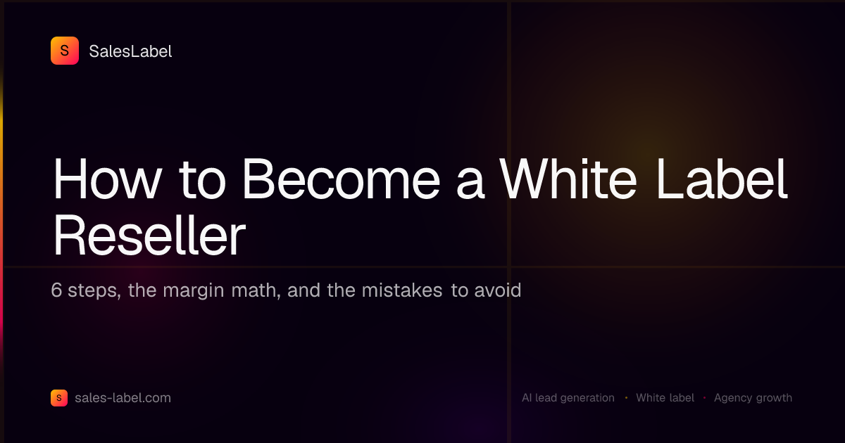 How to become a white label reseller in 2026