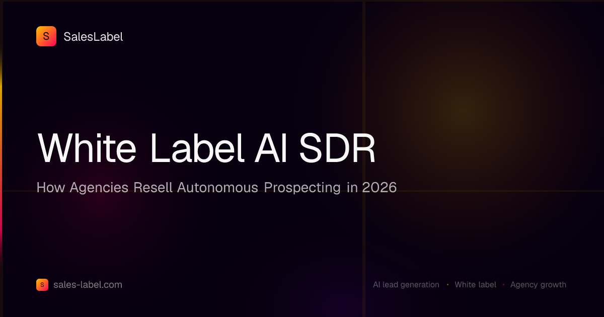 White label AI SDR — how agencies resell autonomous prospecting in 2026