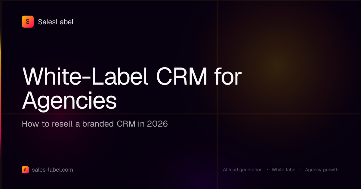 White-label CRM for agencies in 2026