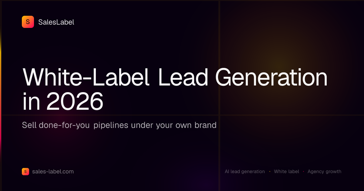 White-label lead generation for agencies in 2026